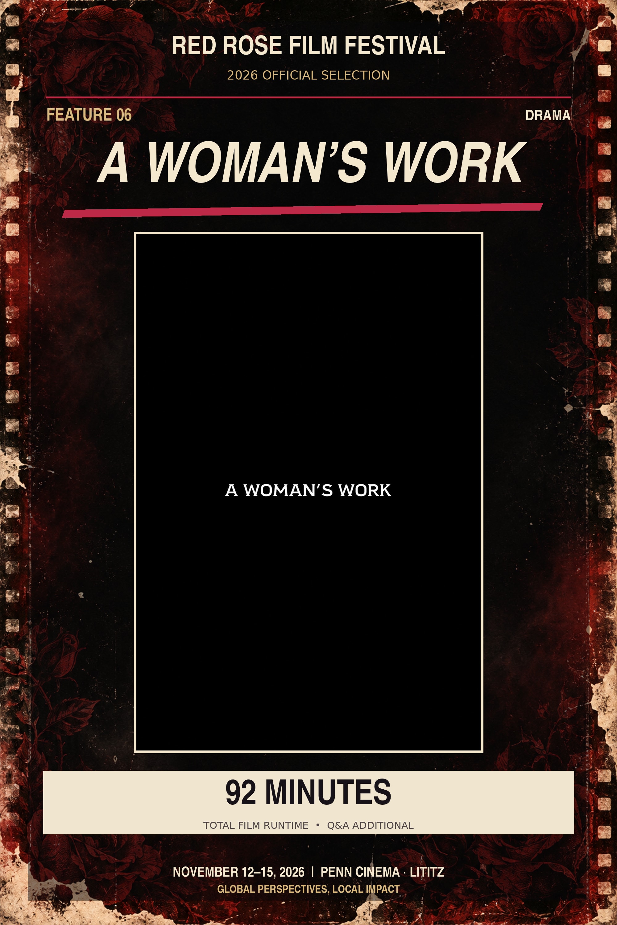 A Woman's Work poster